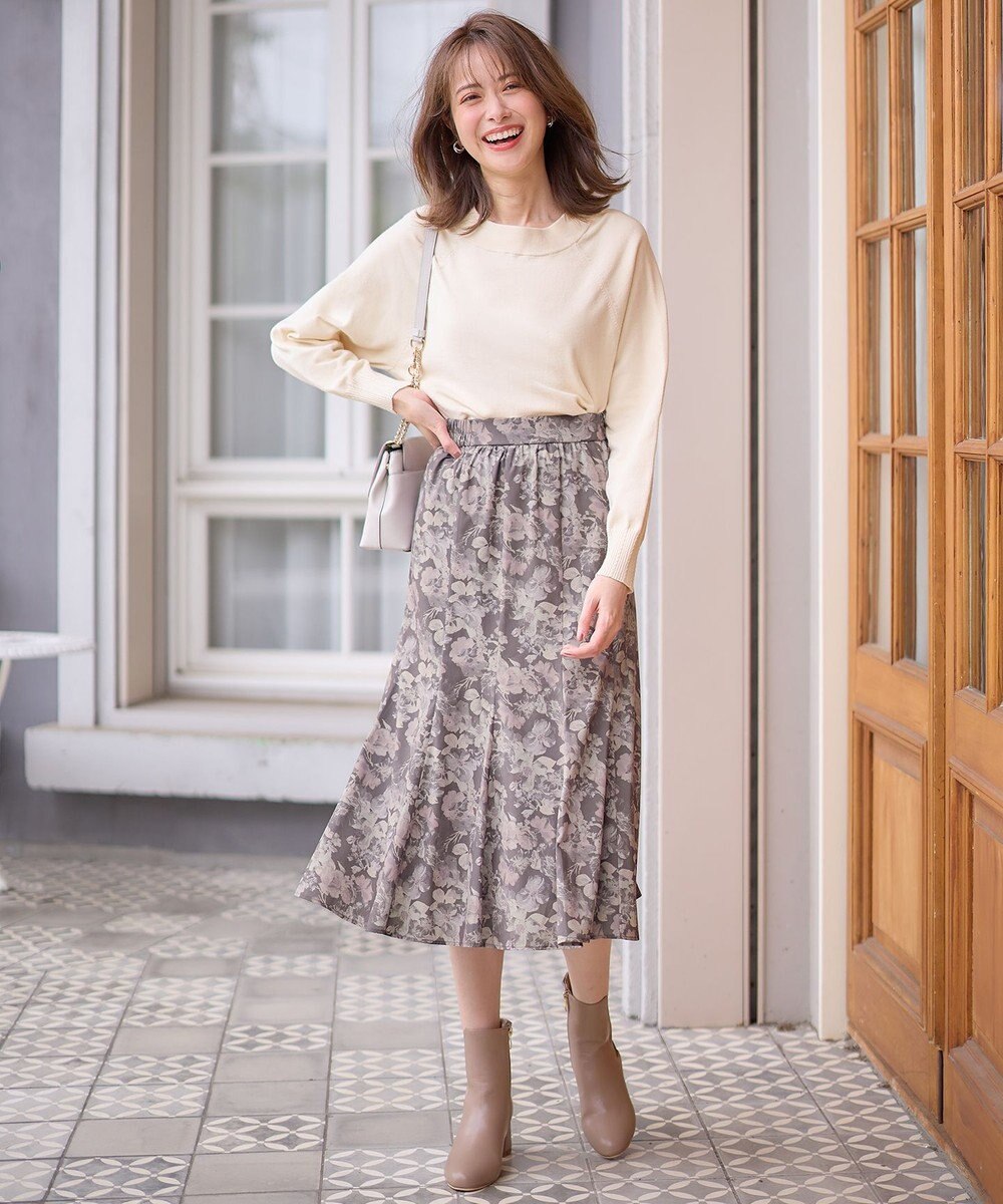 ANY SIS S 【CICA加工】ケーブルリブ ニット 