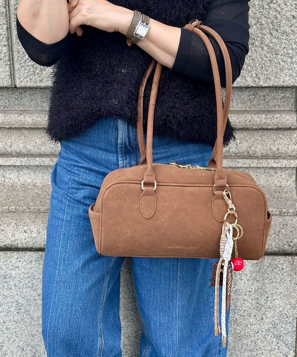 LA BAGAGERIE 【インスタグラマー Chiyoさん×LA BAGAGERIE】スクエアボストン 