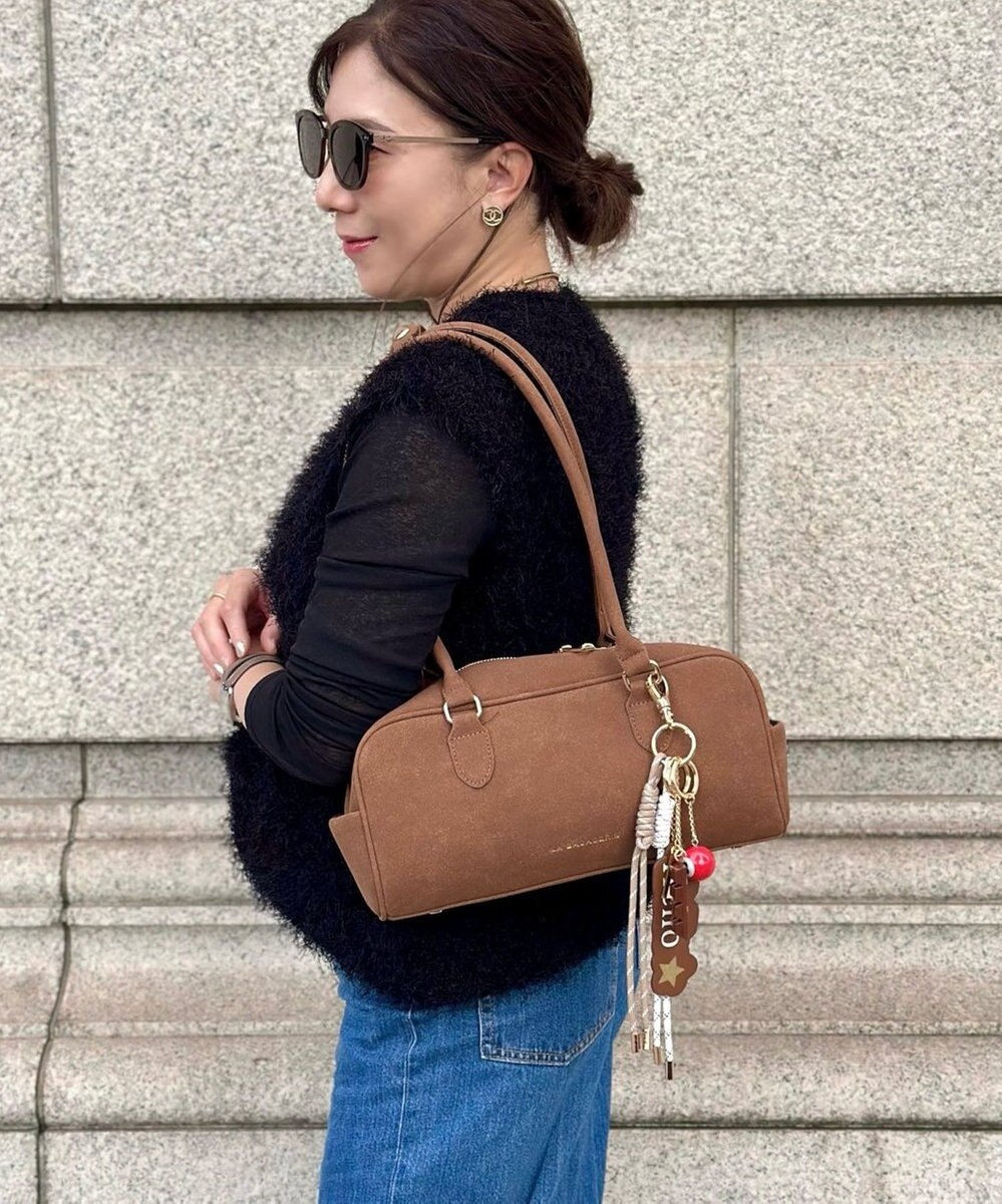 LA BAGAGERIE 【インスタグラマー Chiyoさん×LA BAGAGERIE】スクエアボストン 