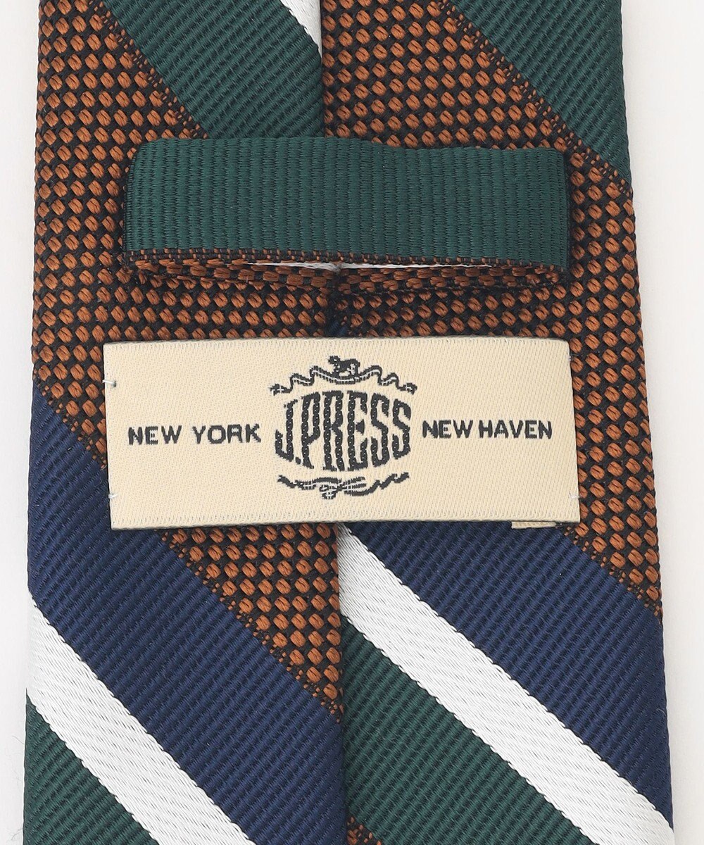 J.PRESS MEN 【JAPANESE SILK FRESCO TIE COLLECTION】マルチストライプ ネクタイ 