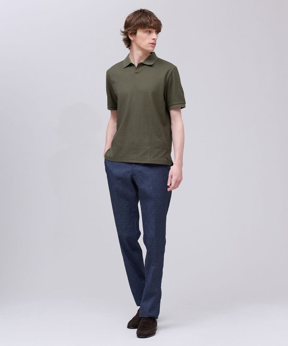J.PRESS MEN ジャケットインの最適解【接触冷感 / 吸水速乾】【J.PRESS PREMIUM JERSEY】スキッパー ポロシャツ 