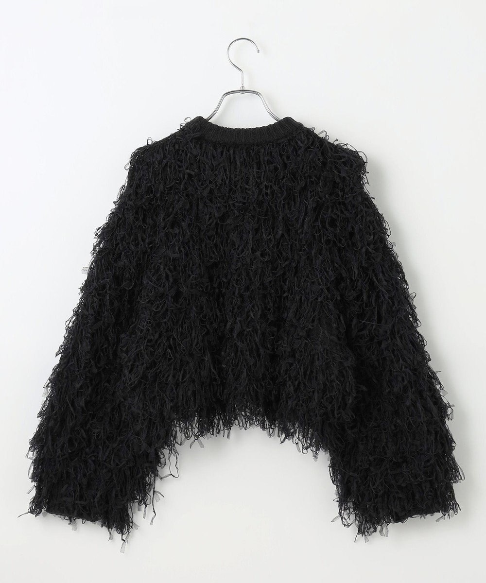 #Newans リボンヤーンニットカーディガン 