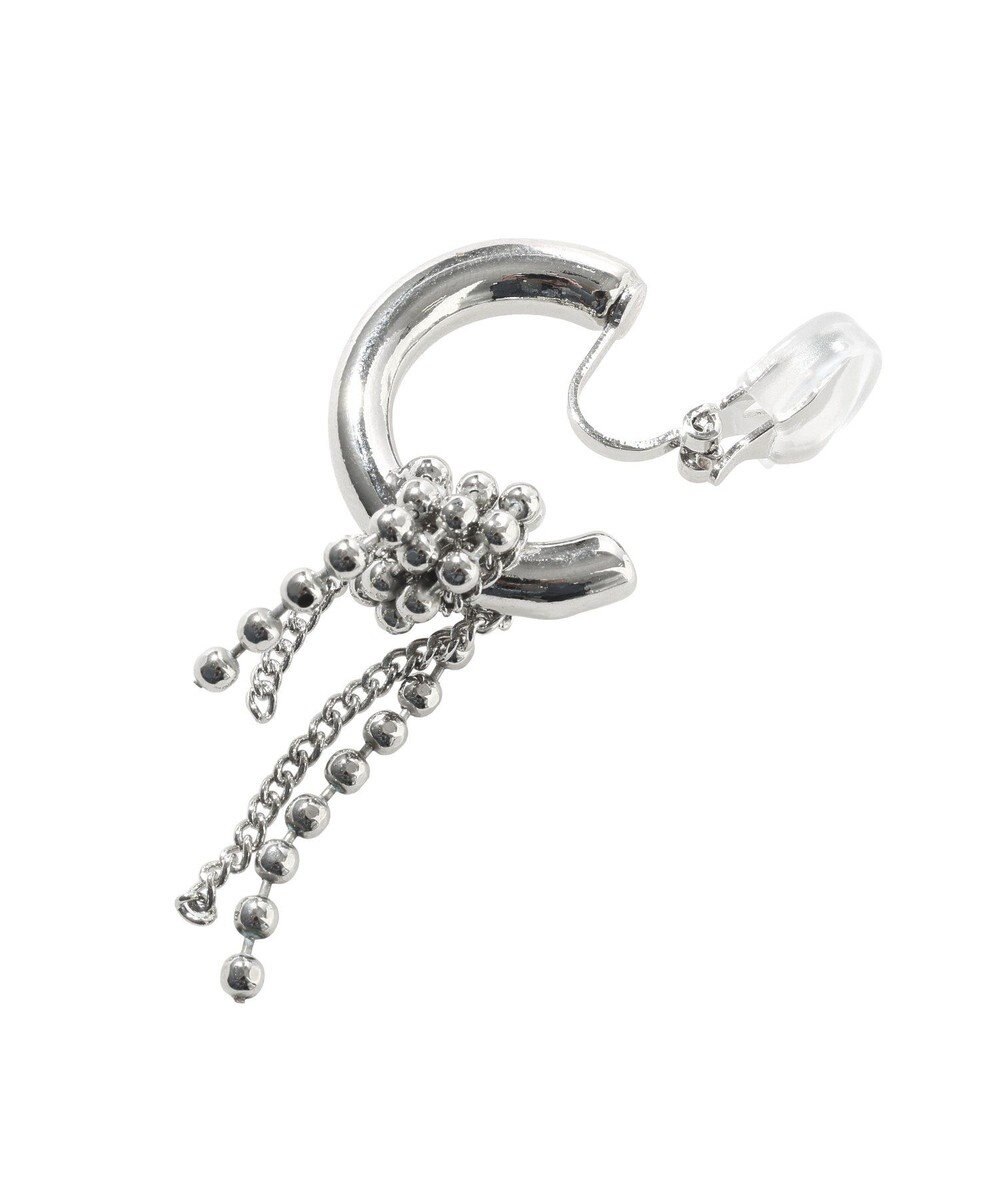 YECCA VECCA チェーンフリンジイヤリング 