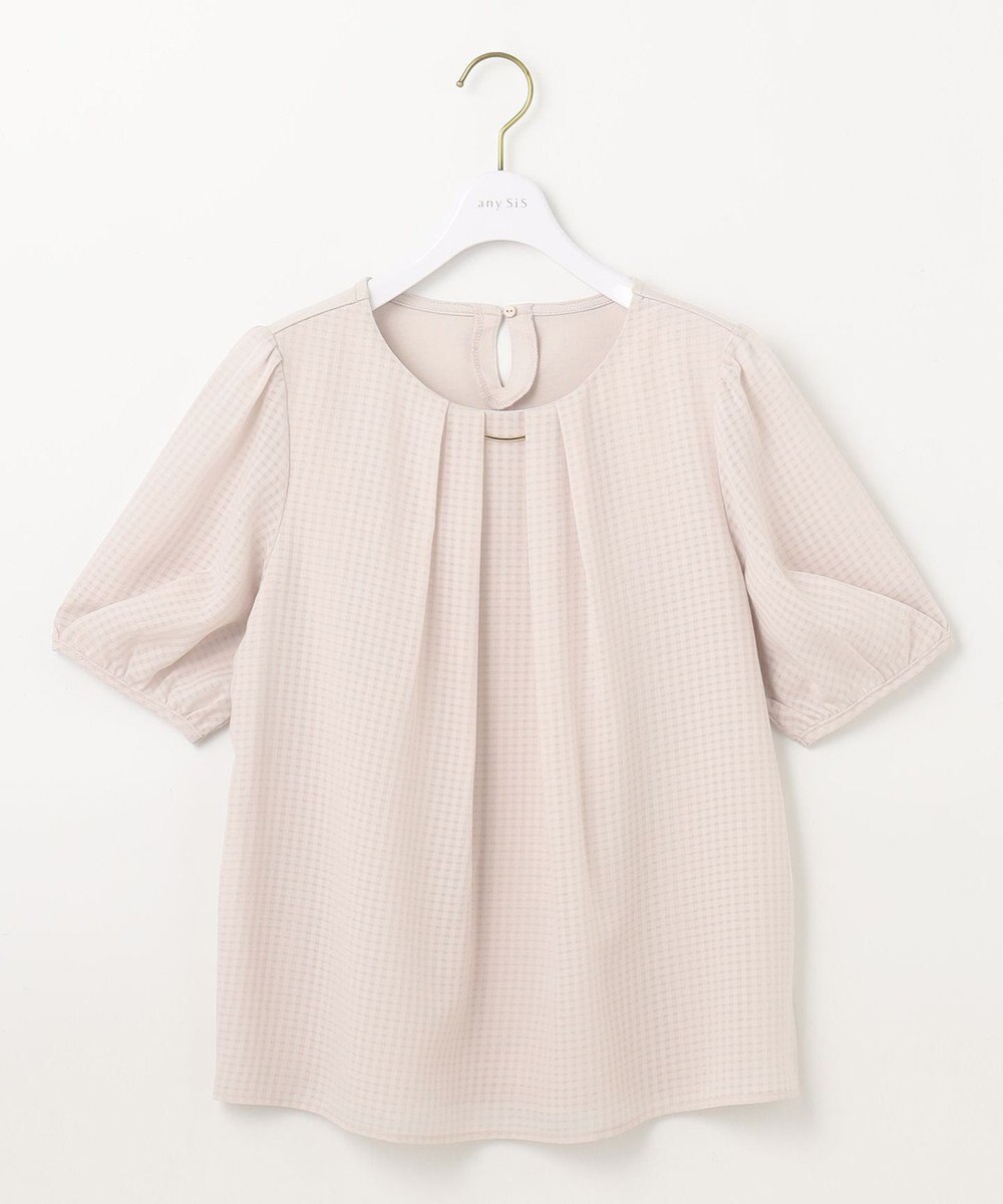 ANY SIS 【吸水速乾・UVケア・接触冷感】コンフォートジャージー ブラウス 