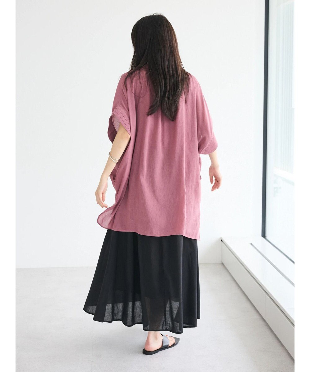 CRAFT STANDARD BOUTIQUE ヴィンテージボイルミルフィーユ襟付きシャツチュニック 