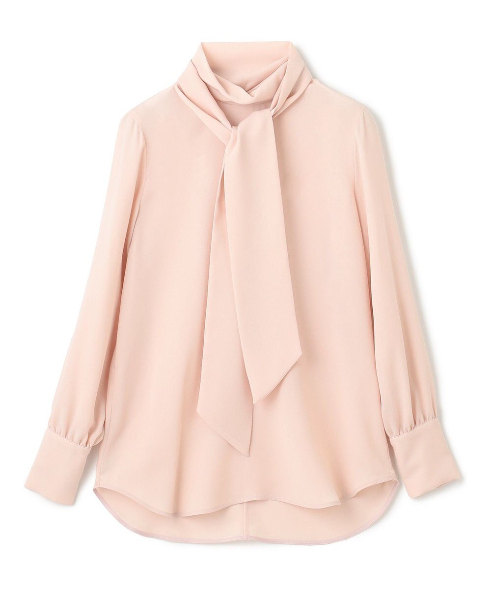 BEIGE， 【WEB限定・洗える】STOW / ボウタイブラウス 