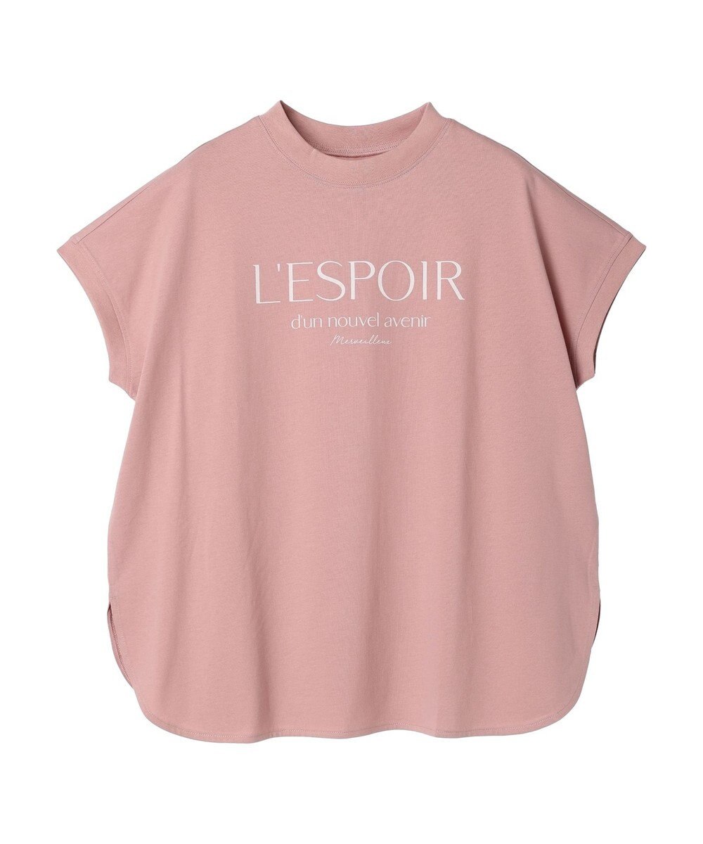 Green Parks 汗染み防止フレンチスリーブロゴＴシャツ 