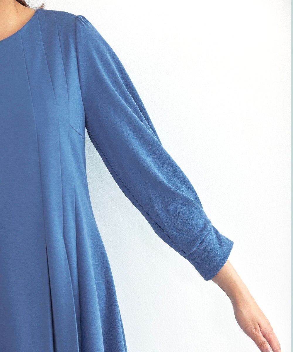 Tiaclasse 【GOLD LABEL・洗える】アシメプリーツポンチワンピース 