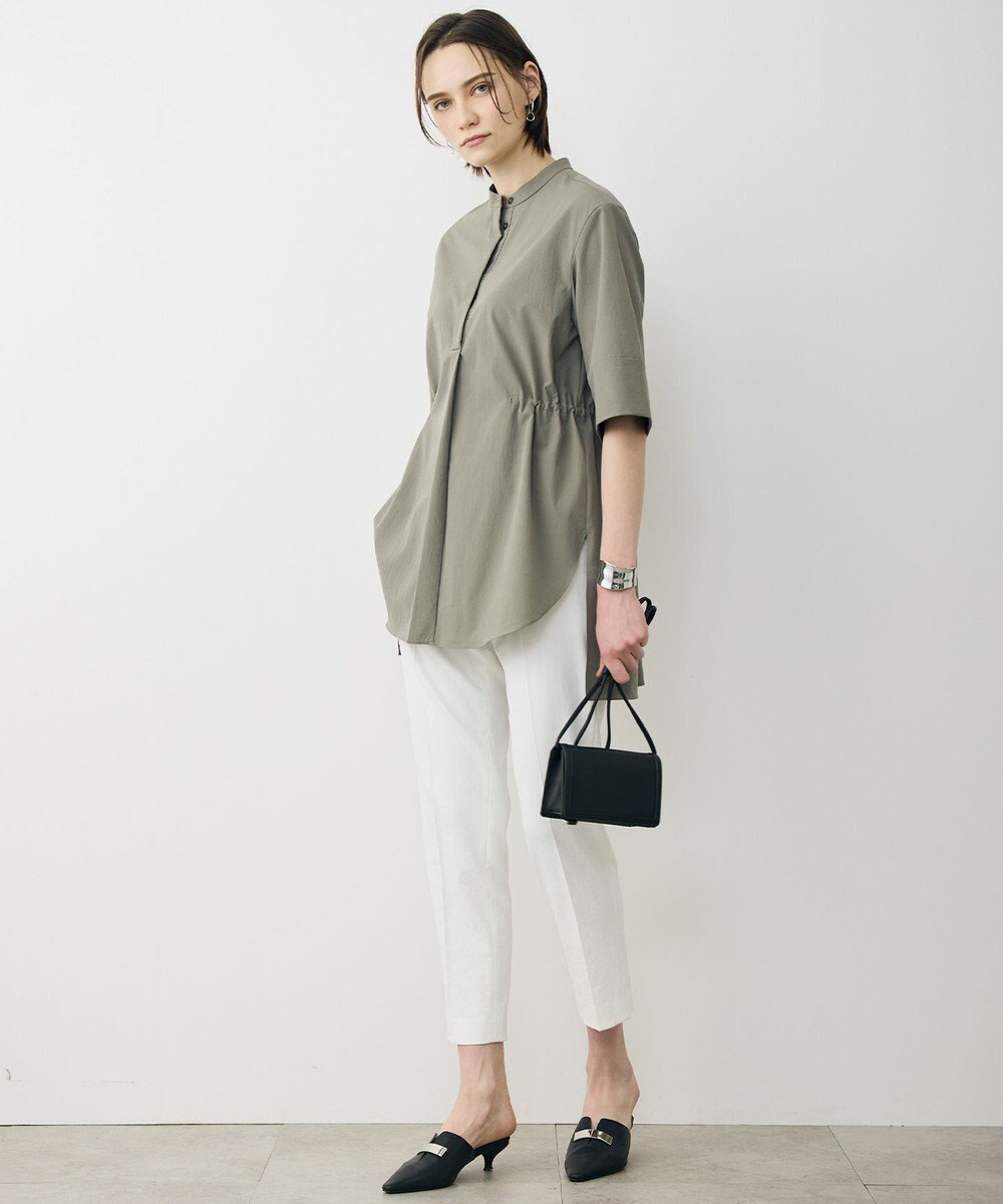 ICB 【先行予約】 ヴィンテージスパンブロード デザインブラウス 