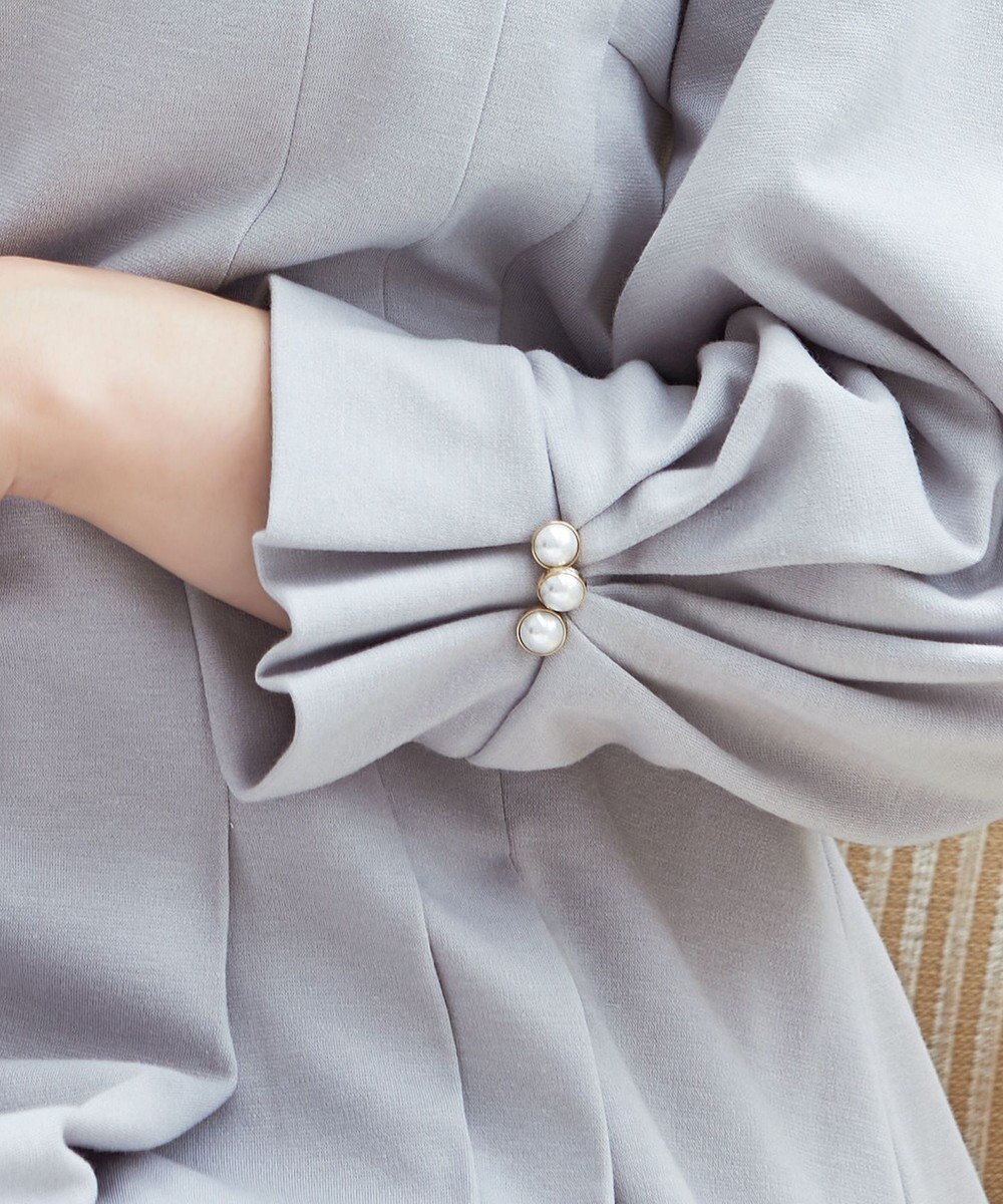 Tiaclasse 【GOLD LABEL・洗える】アシメプリーツポンチワンピース 