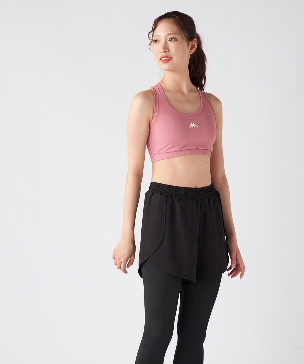 OP／FILA 【Kappa】カップ/リフレクター付き フィットネス スポーツブラトップ 