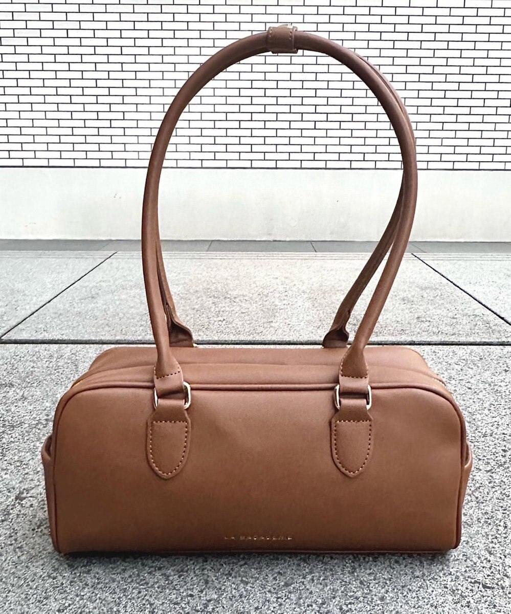 LA BAGAGERIE 【インスタグラマー Chiyoさん×LA BAGAGERIE】スクエアボストン 