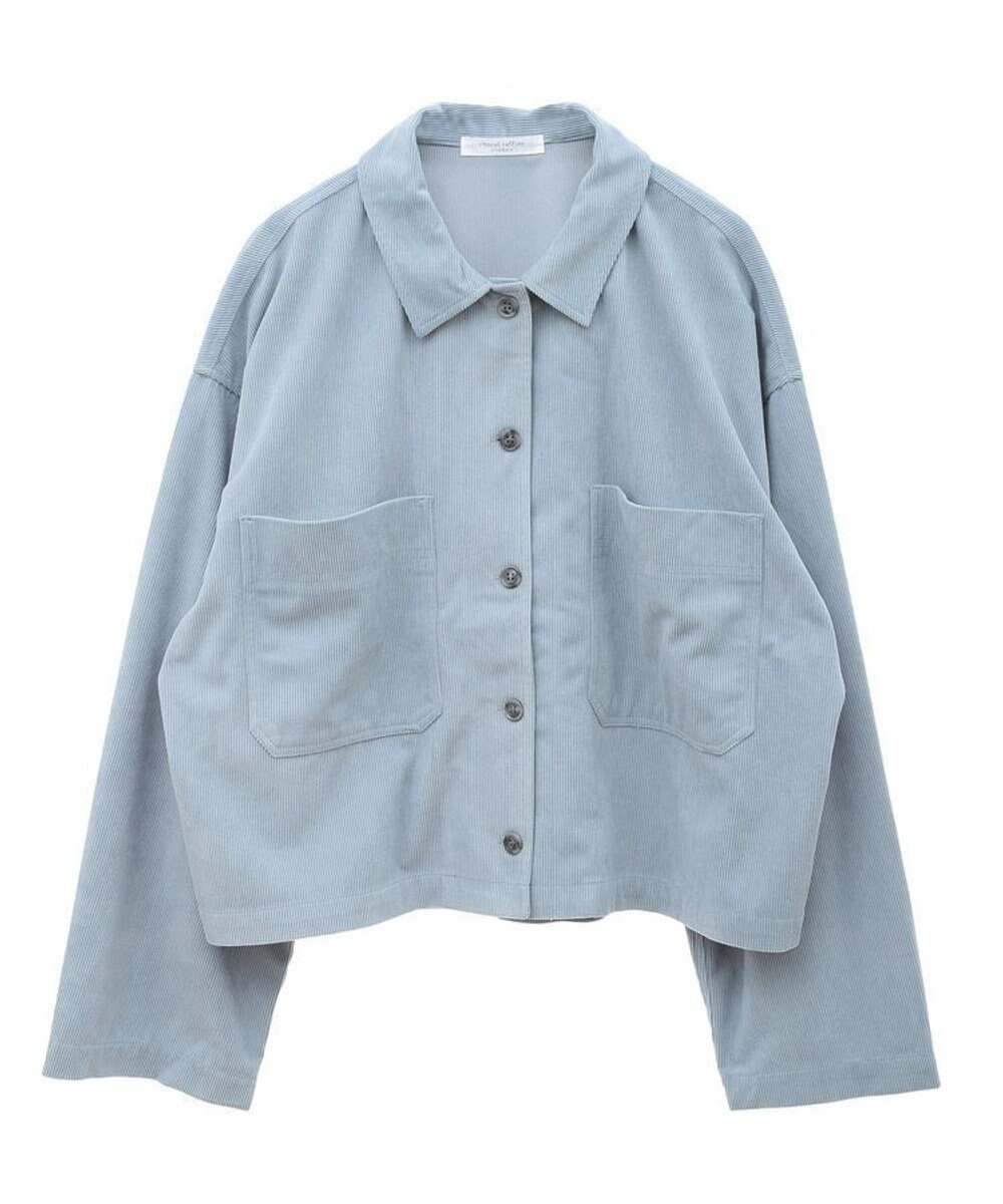 Green Parks ソフトコーデュロイショートシャツ 