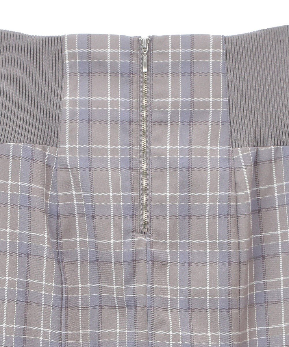 earth music&ecology サイドリブバックレースアップスカート 