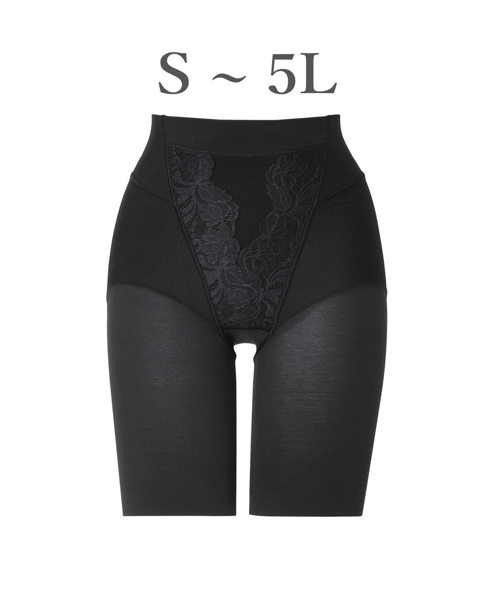 BRADELIS New York 【BRADELIS NewYork peace】綿混ストレッチハイブリッドガードル25 クロッチ付きで1枚履き可能な補整ガードル 消臭機能付き ブラデリス 