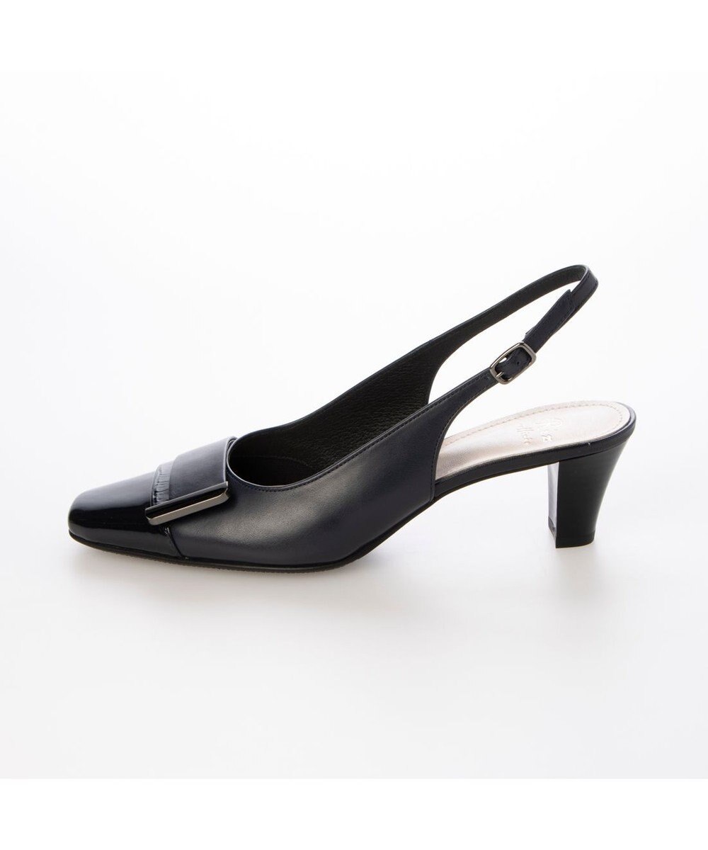 Riz raffinee <Riz raffinee>バックルモチーフバックベルトパンプス 