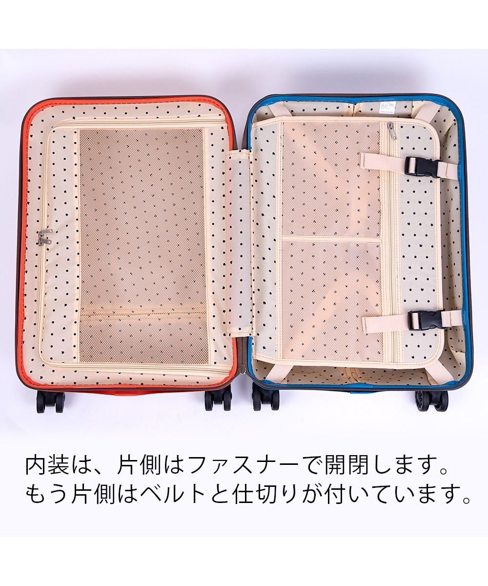 tsumori chisato CARRY 新ネコドットキャリー キャリーバッグ キャリーケース 【 機内持ち込み 約32リットル 1泊 2泊程度 】 