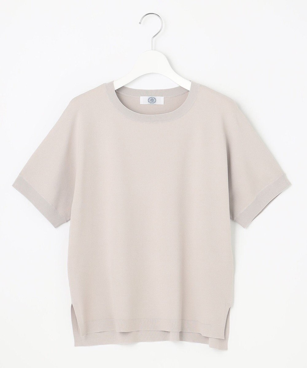 J.PRESS LADIES 【洗える】 レーヨンエリートストレッチ ドルマン ニット Tシャツ 