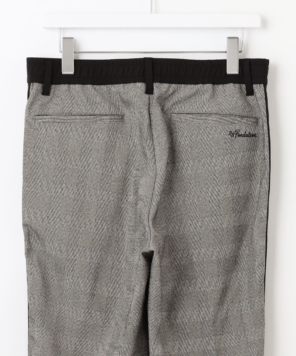 23区GOLF 【23Fondation/MEN】グレンチェック パンツ 