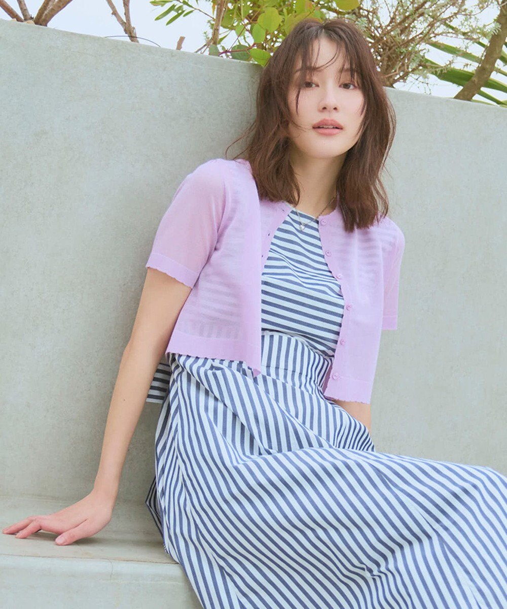 TOCCA 【星風まどかさん着用】SHEER JEWEL KNIT シアーニットカーディガン 