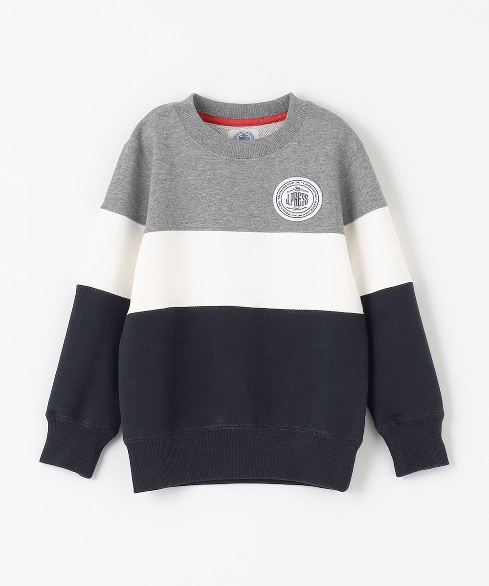 J.PRESS KIDS 【110-130cm】COMBI トリコロール トレーナー 