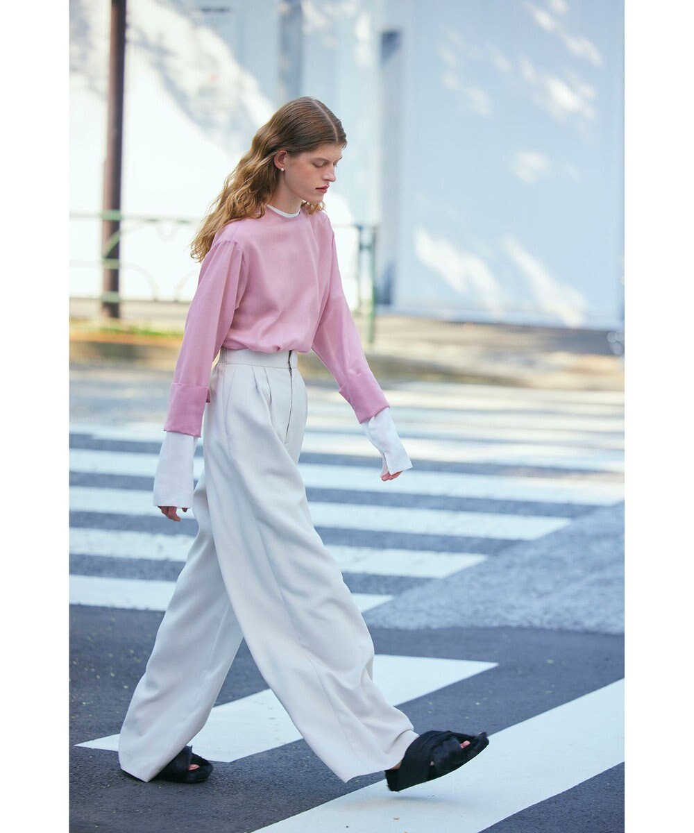 NAVE 【ReNAVE・洗える/UVカット】スパンポリエステル パンツ 