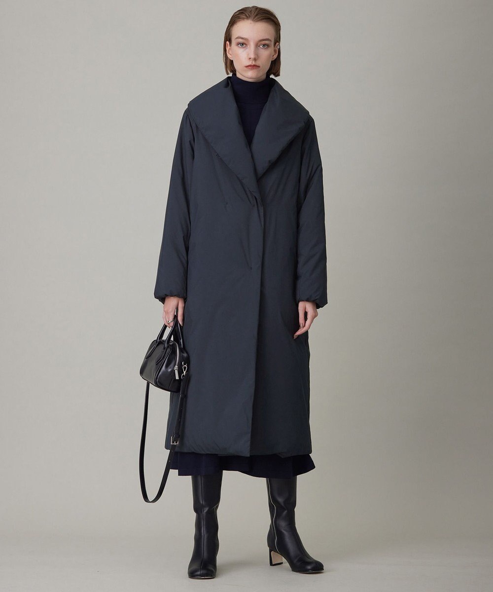 ICB L ADSダウン ショールカラーコート 