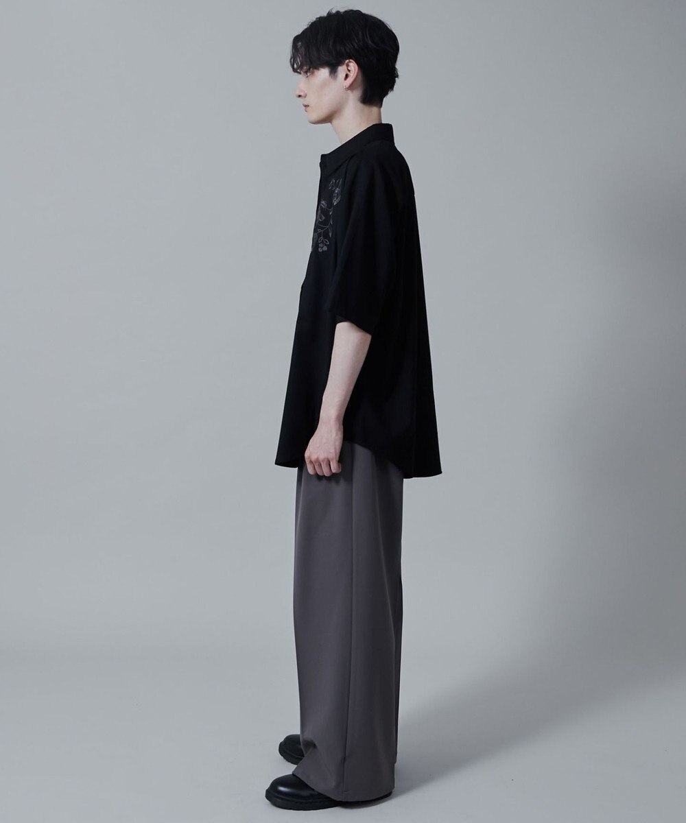 WEGO TRフラワーモチーフシャツ（S） 