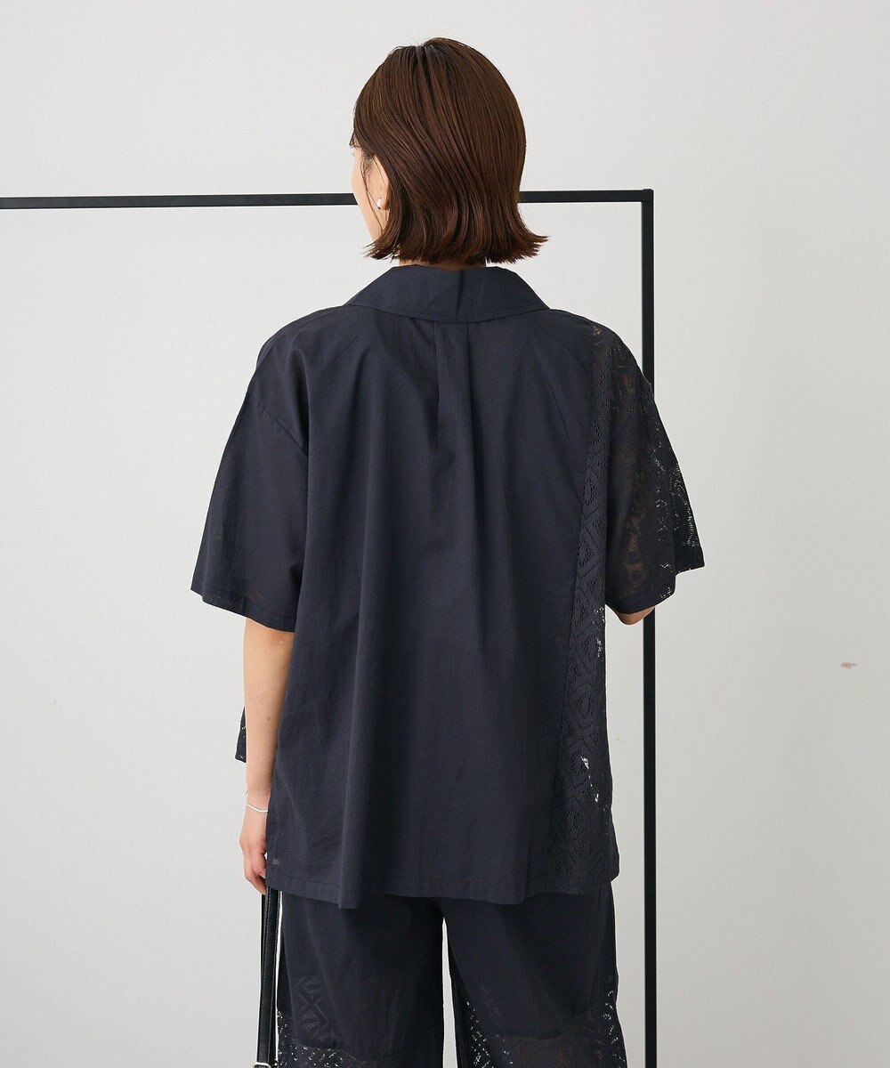 CRAFT STANDARD BOUTIQUE レースパッチワークシャツ 