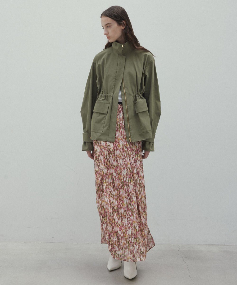 BEIGE， 【洗える】BORONIA / フラワーシフォンロングスカート 