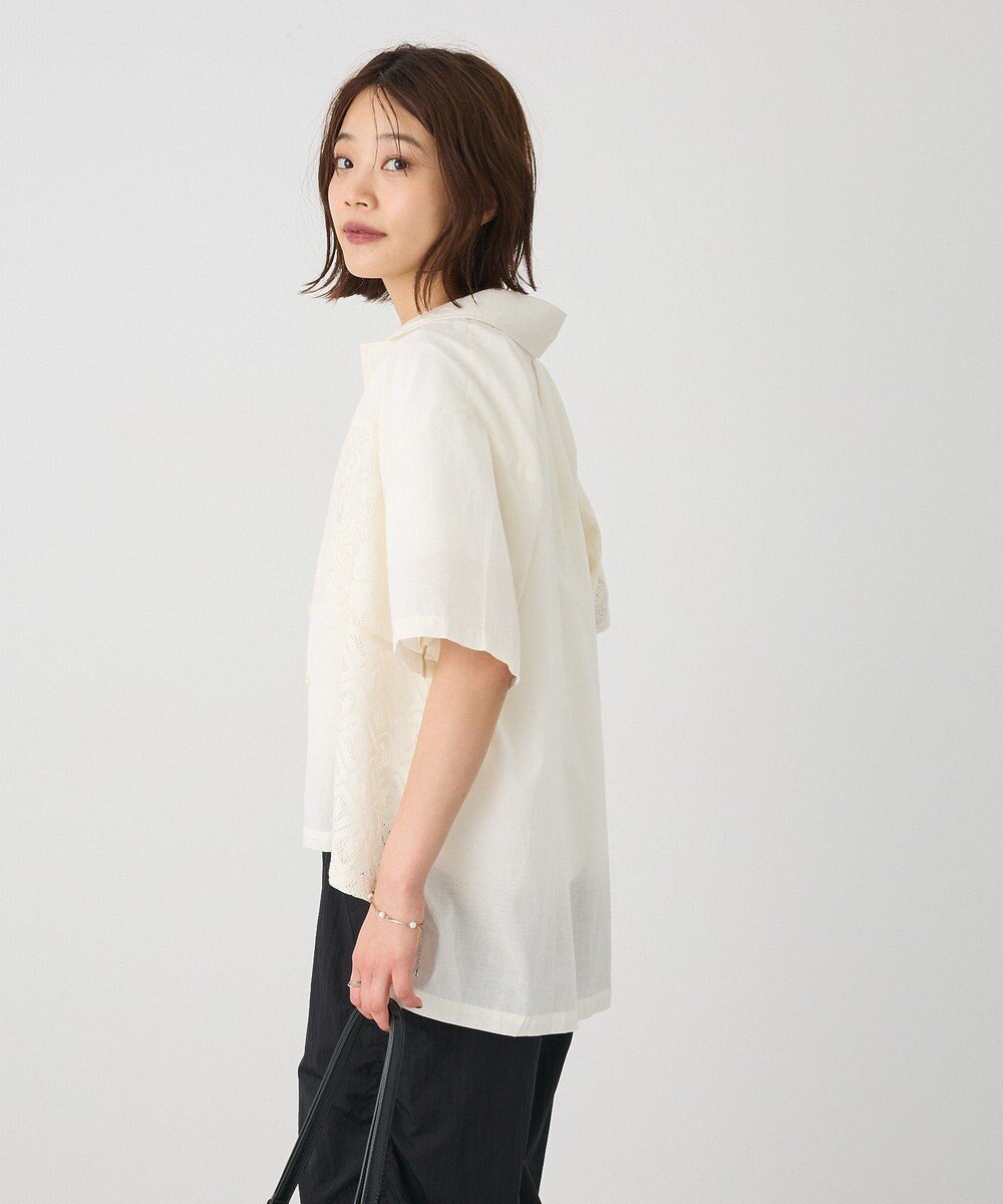 CRAFT STANDARD BOUTIQUE レースパッチワークシャツ 