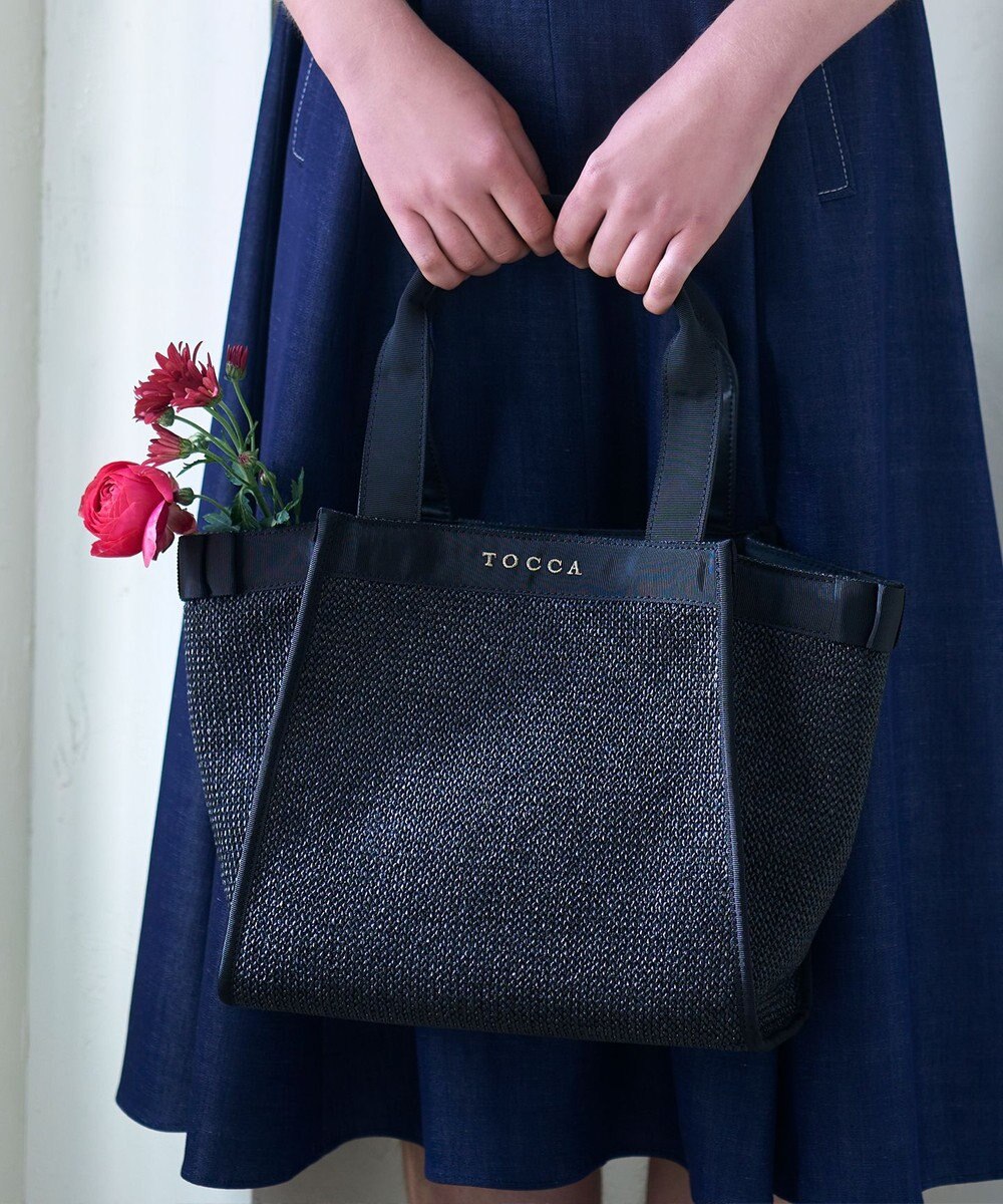 TOCCA SIDE RIBBON BASKET かごバッグ 