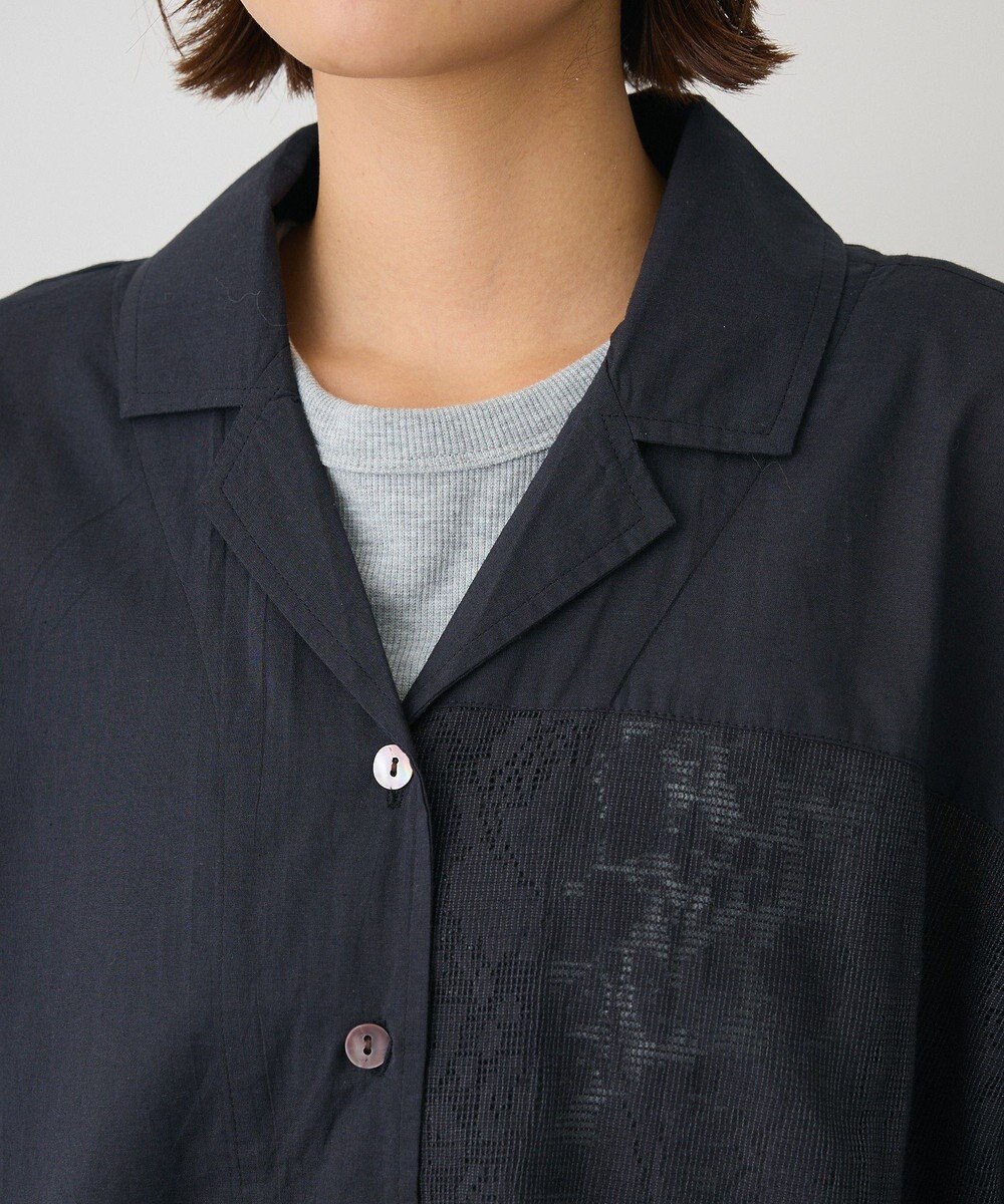 CRAFT STANDARD BOUTIQUE レースパッチワークシャツ 