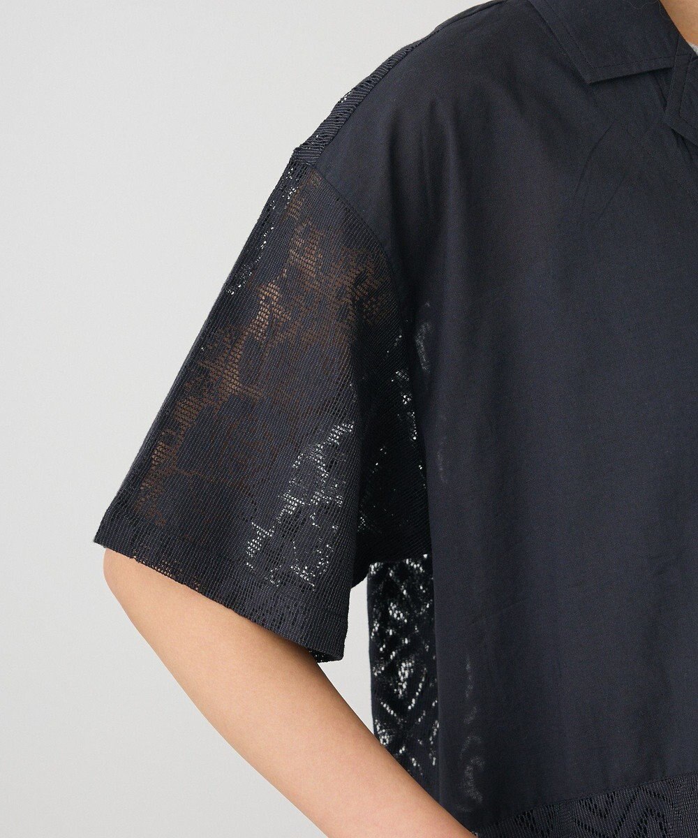CRAFT STANDARD BOUTIQUE レースパッチワークシャツ 