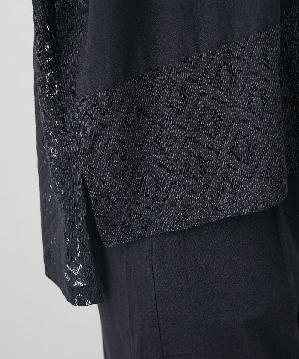 CRAFT STANDARD BOUTIQUE レースパッチワークシャツ 