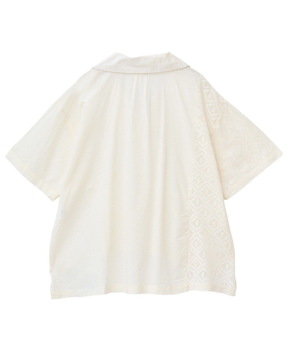 CRAFT STANDARD BOUTIQUE レースパッチワークシャツ 