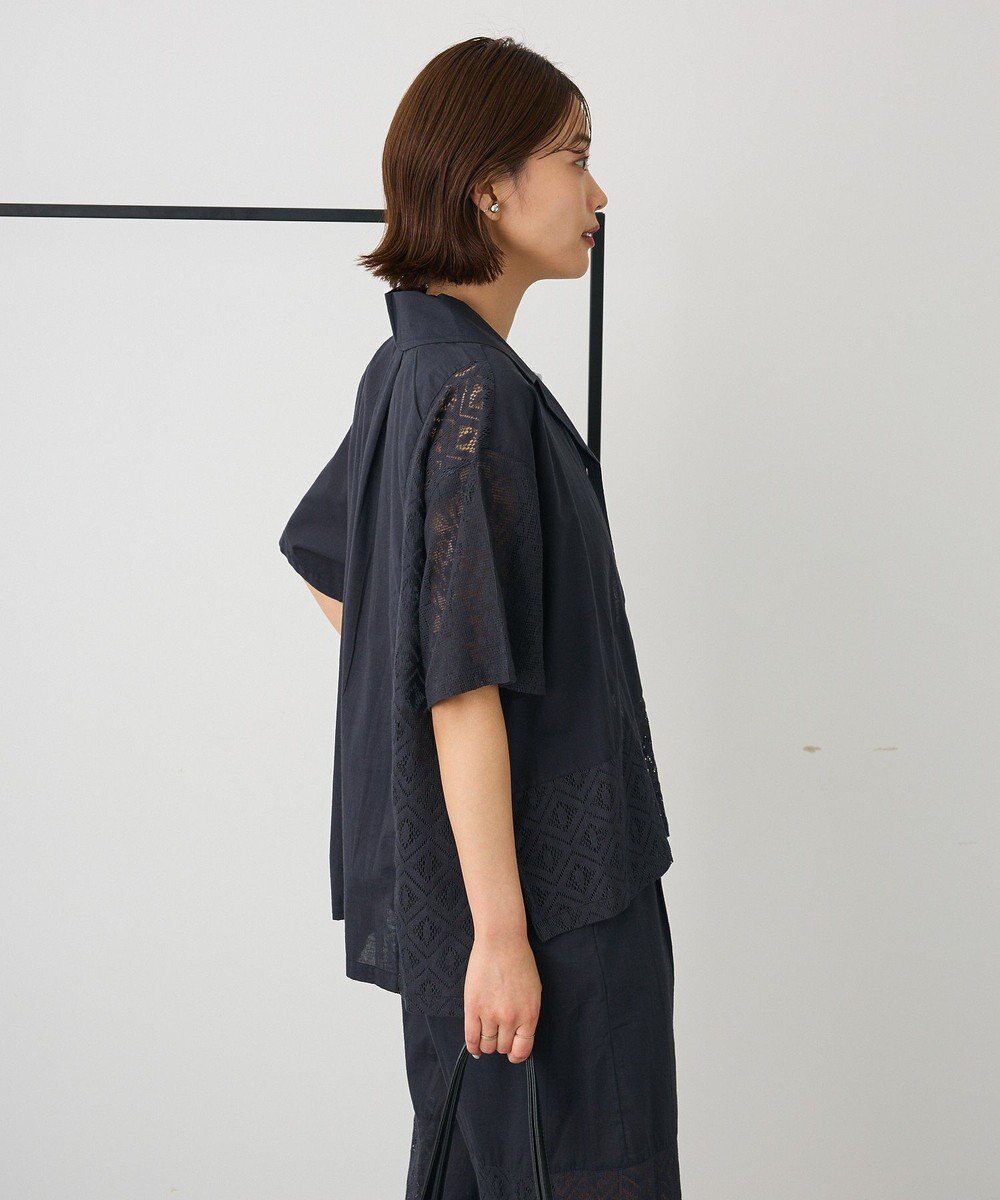 CRAFT STANDARD BOUTIQUE レースパッチワークシャツ 