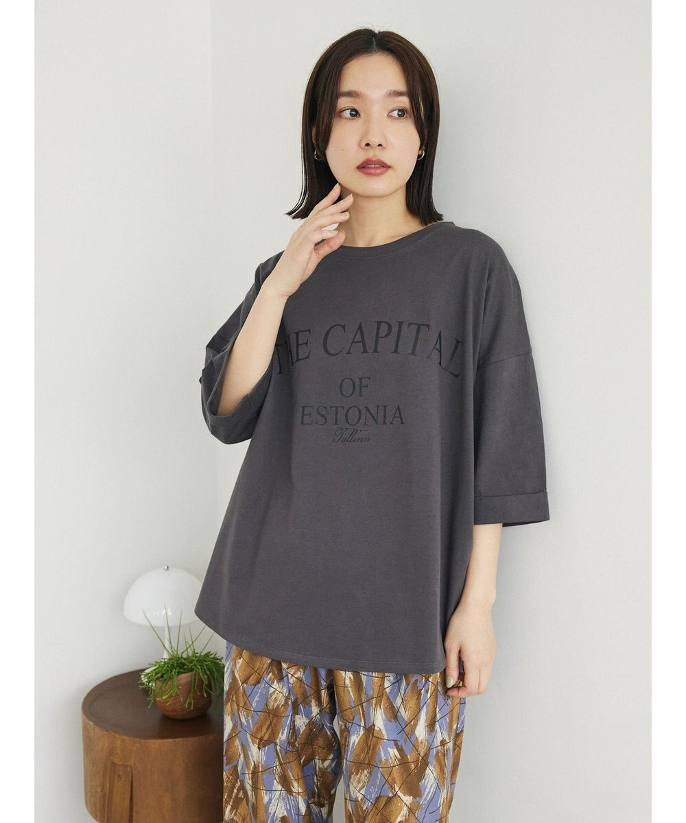 Green Parks インド綿 ＢＩＧサイズアーチロゴ半袖プルオーバー 