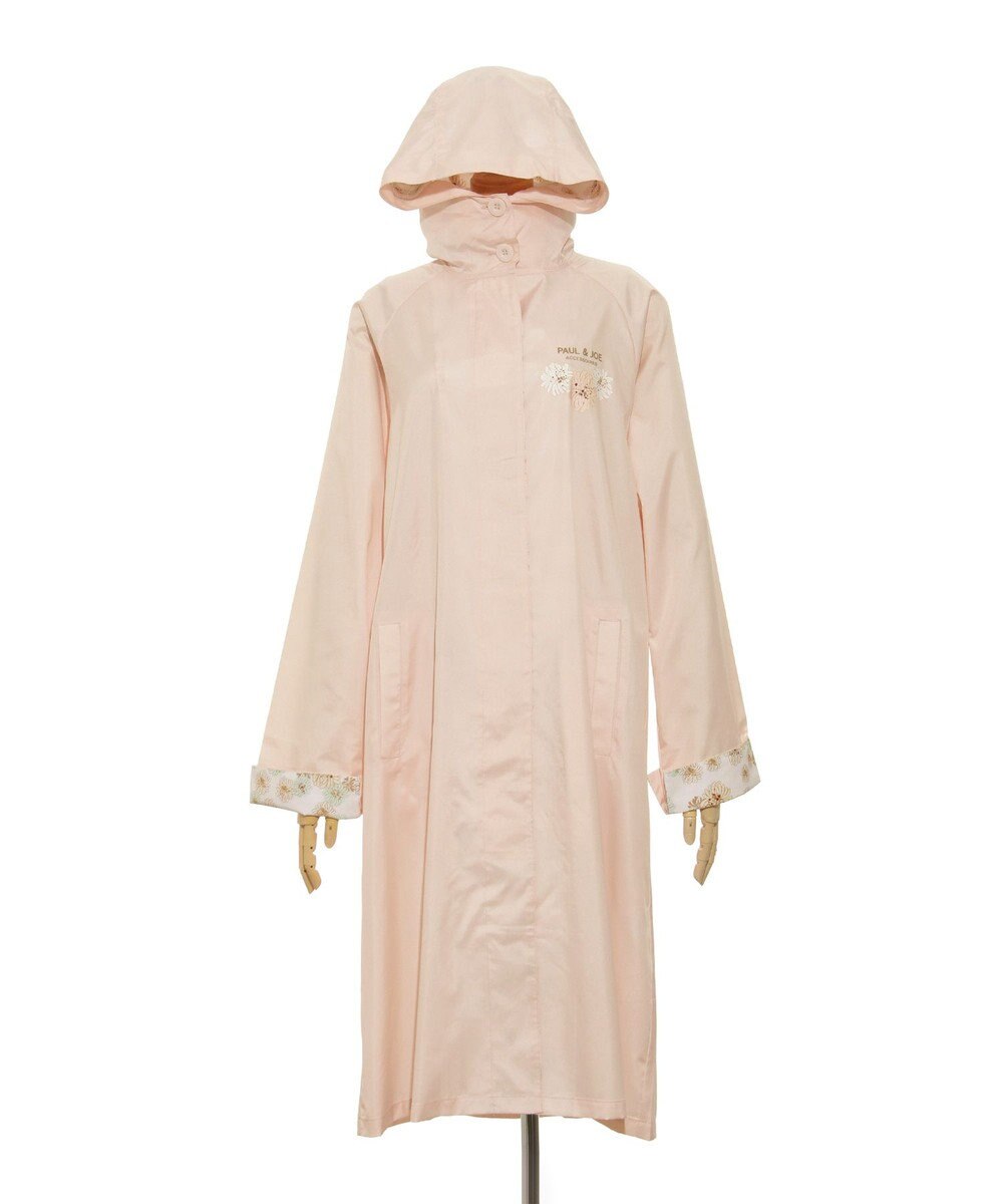 MOONBAT 【バッグ付】ポール & ジョー (PAUL & JOE　ACCESSOIRES) レインコート ポンジークリザンテーム 