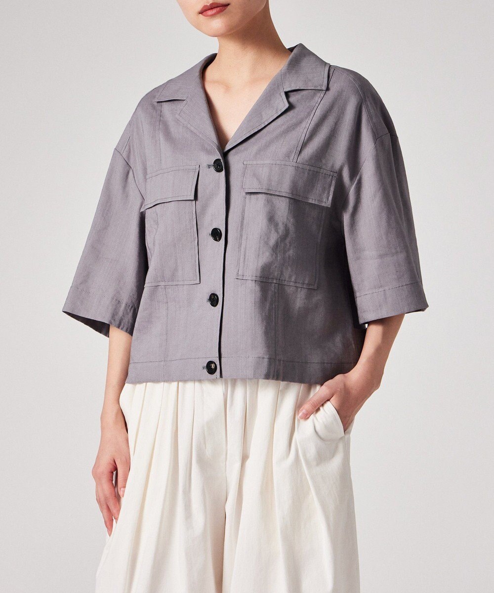 Paul Smith レーヨンリネン パッチポケット ブルゾン 