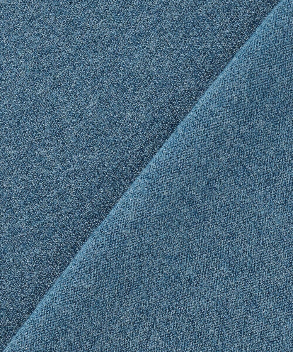 JOSEPH ABBOUD 【チクチクしない/イージーケア/3シーズン対応/サスティナブル】SNOWY  スタンドジップカーディガン 