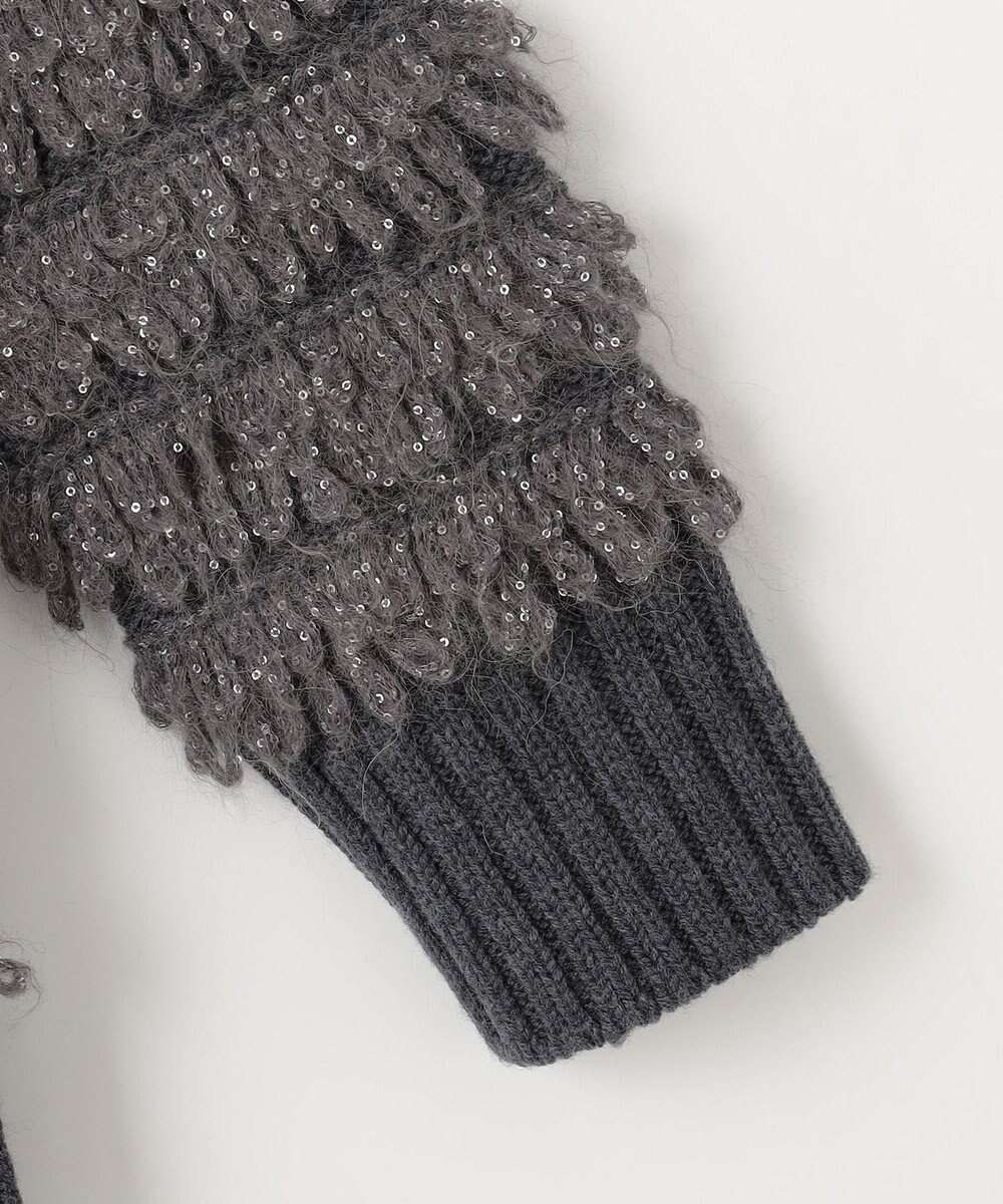 自由区 【PREMIUM KNIT COLLECTION】スパンコールコンビ ニット 