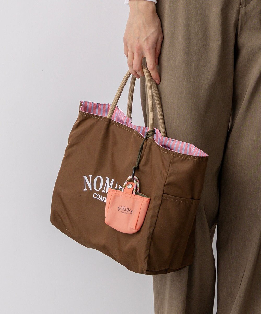 23区 【23区別注/WEB&一部店舗限定】NOMADIS SAC ストライプ ロゴ トートバッグ 
