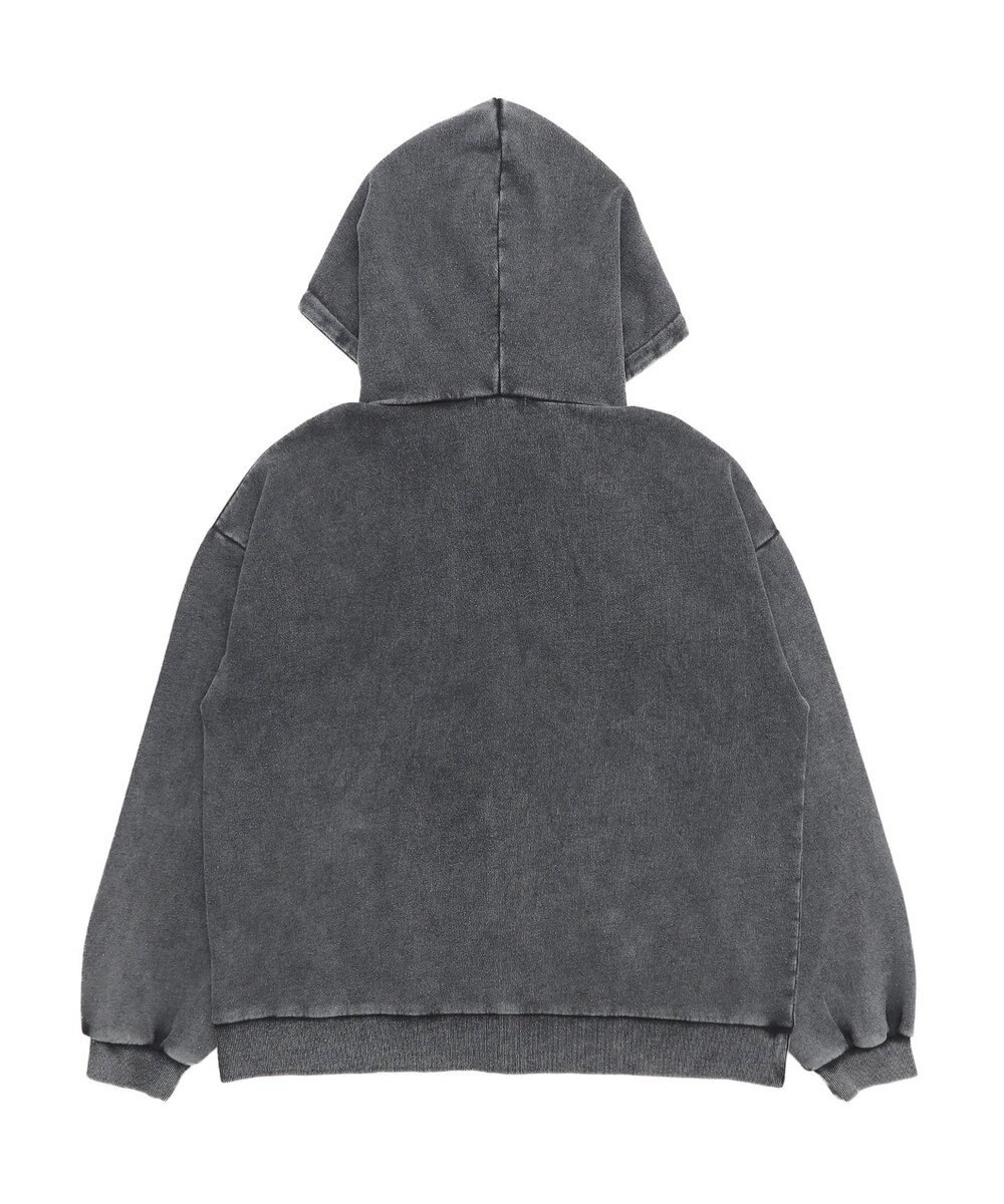 WEGO ロゴヴィンテージウォッシュジップパーカー 