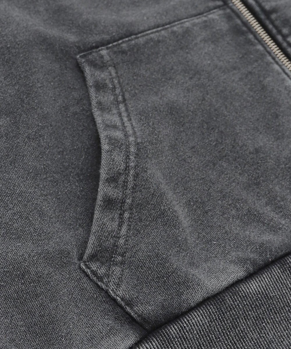 WEGO ロゴヴィンテージウォッシュジップパーカー 