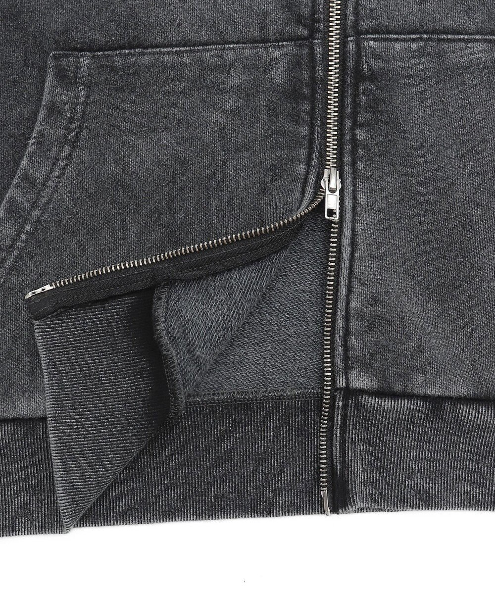 WEGO ロゴヴィンテージウォッシュジップパーカー 