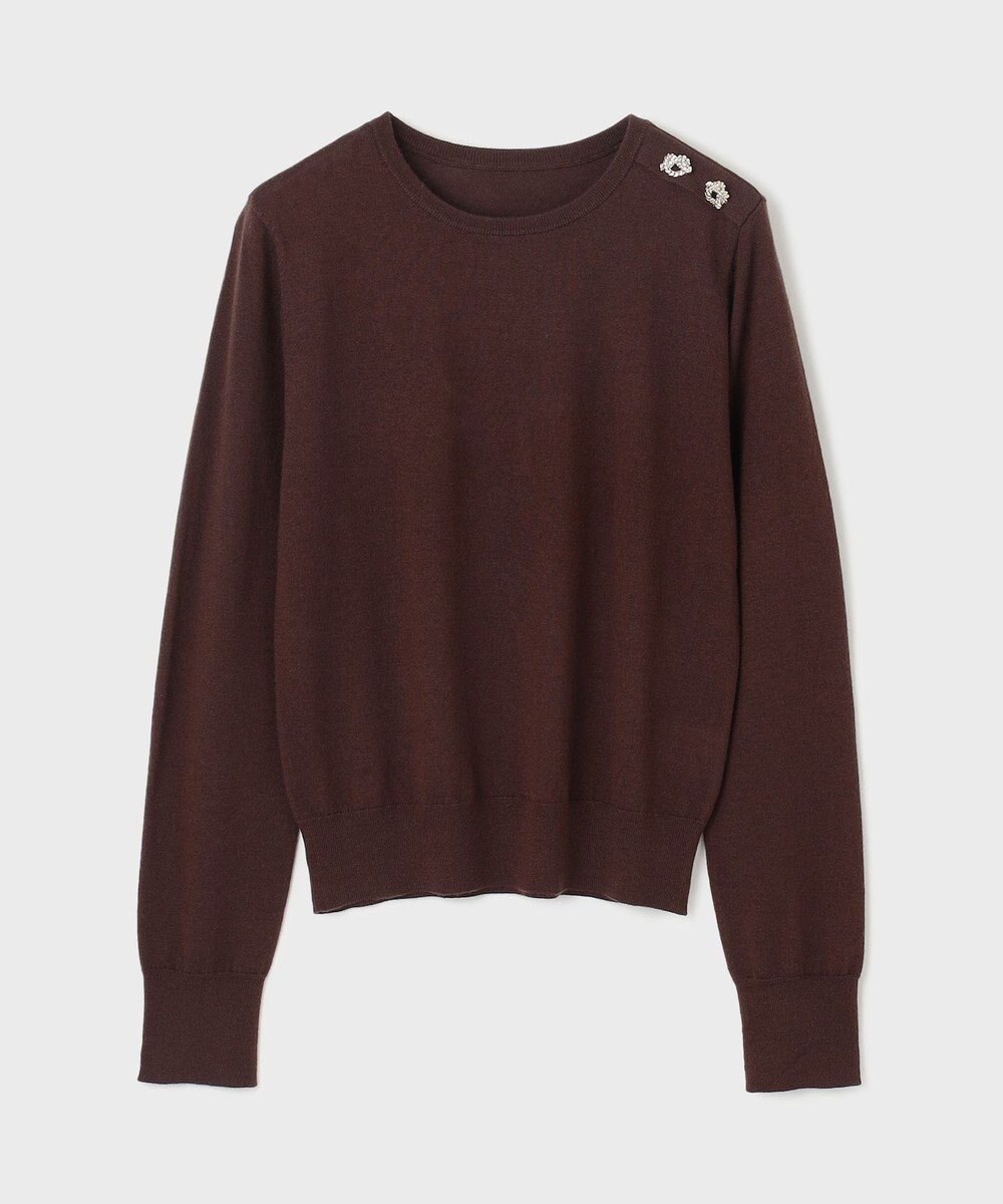 GRACE CONTINENTAL クルーニットトップ 