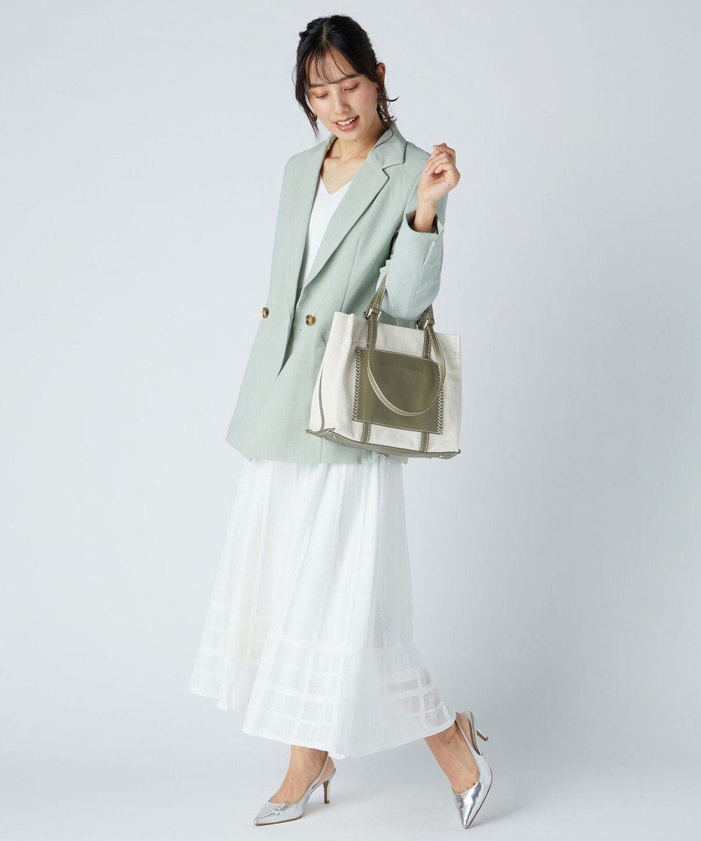 LA BAGAGERIE 【veganview】w handle canvas mini tote 