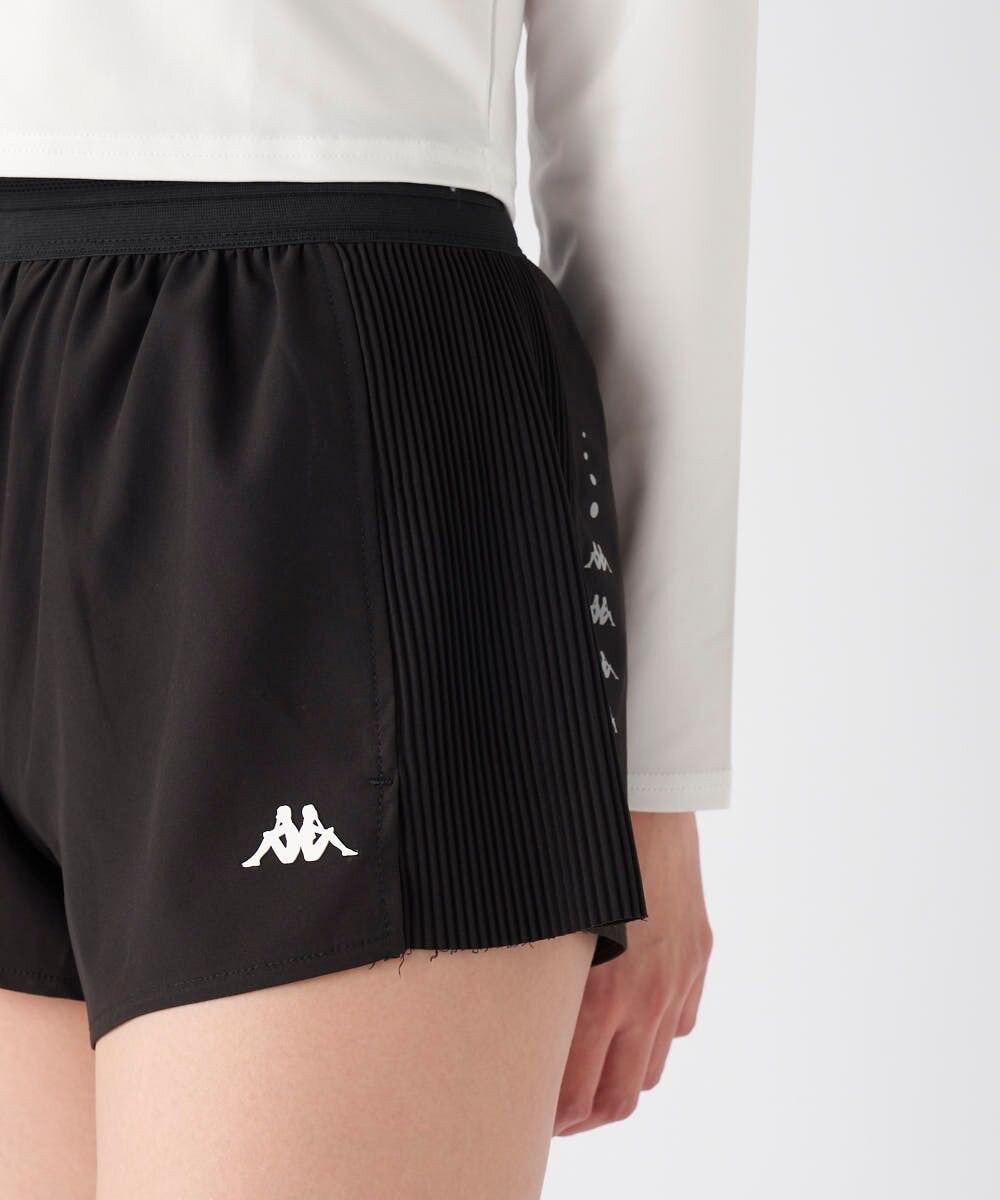 OP／FILA 【Kappa】プリーツ スポーツショートパンツ 