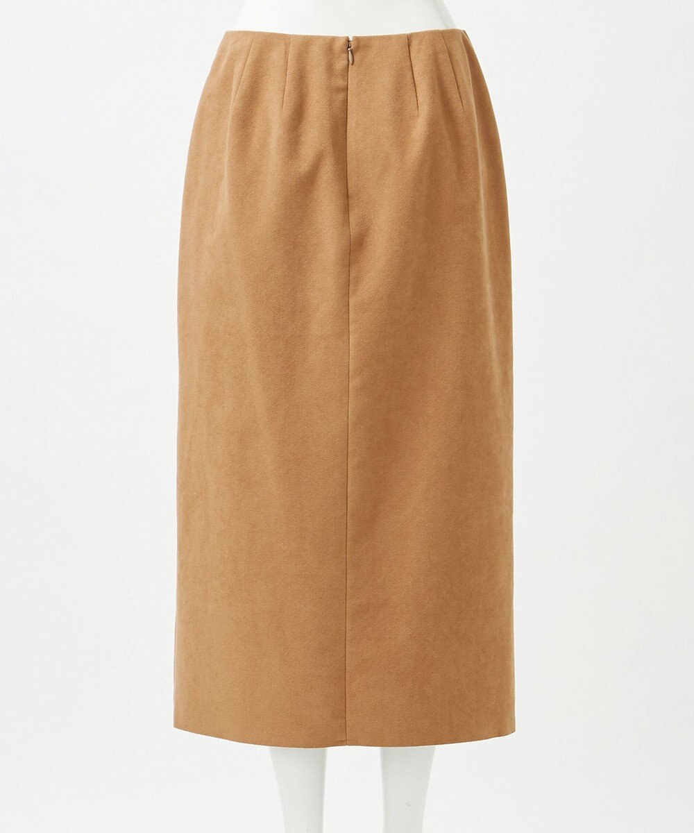 23区 【GOLD LABEL】スウェードタッチレザー ラップスカート 